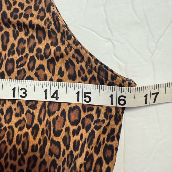Tommy Bahama Sun Cat High-Neck Spa Mini Dress in Leopard Size Small - Picture 8 of 10